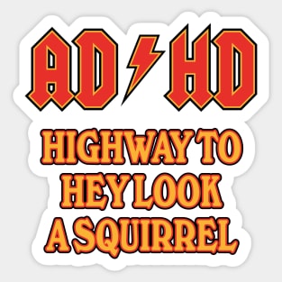 ADHD power 3 Sticker